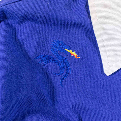 FC Porto Dragao Spell Out Long Sleeve Rugby Polo Shirt