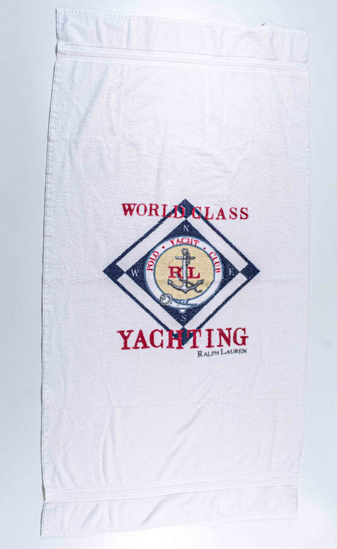 Ralph Lauren Polo Yacht Club World Class Yachting Towel
