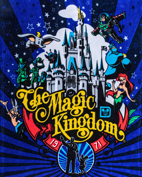 Disney The Magic Kingdom Character Blanket