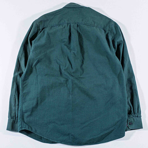 LL Bean Wicked Good Flannel Shirt Traditional Fit Houndstooth