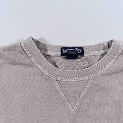 Lands' End Crewneck Sweatshirt Distressed