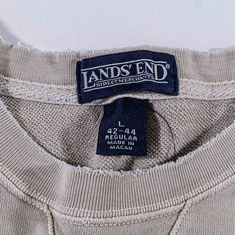 Lands' End Crewneck Sweatshirt Distressed