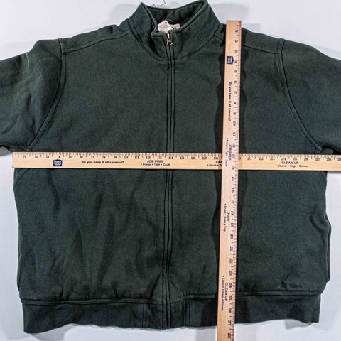 LL Bean Katahdin Iron Works Zip Sweatshirt Sherpa Lined