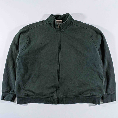 LL Bean Katahdin Iron Works Zip Sweatshirt Sherpa Lined