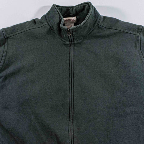 LL Bean Katahdin Iron Works Zip Sweatshirt Sherpa Lined