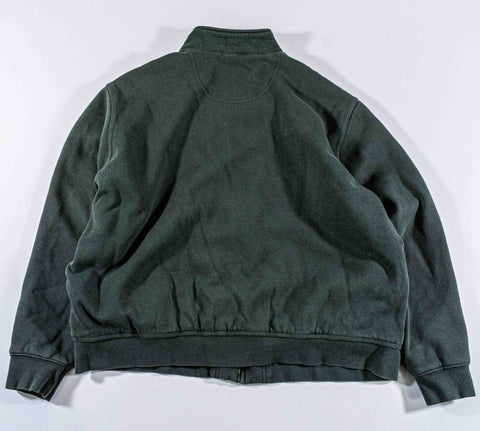 LL Bean Katahdin Iron Works Zip Sweatshirt Sherpa Lined