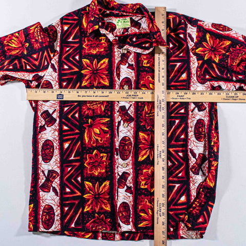 Ui Maikai Hawaiian Shirt Pineapple Plant Tiki Mask