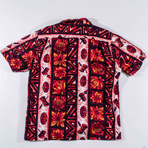 Ui Maikai Hawaiian Shirt Pineapple Plant Tiki Mask
