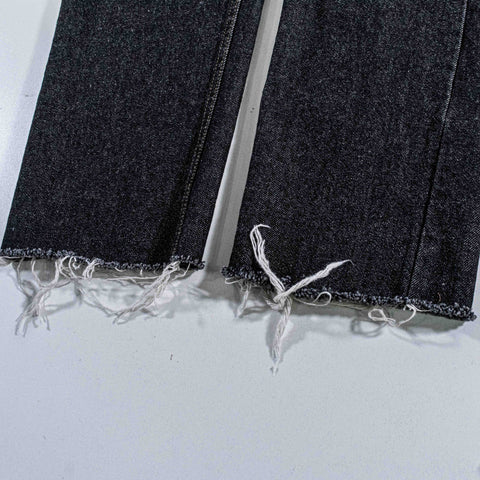 Levi 505 Orange Tab Black Jeans