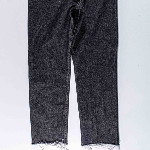 Levi 505 Orange Tab Black Jeans