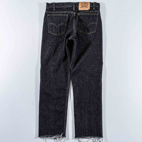 Levi 505 Orange Tab Black Jeans