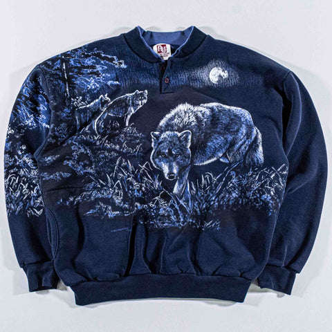 Art Unlimited Wolf Nature AOP Wilderness Sweatshirt