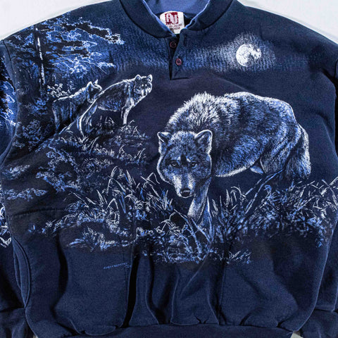 Art Unlimited Wolf Nature AOP Wilderness Sweatshirt