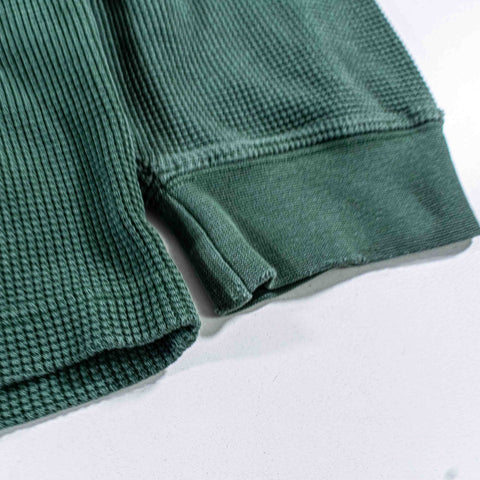 Eddie Bauer Henley Thermal Waffle Shirt Long Sleeve