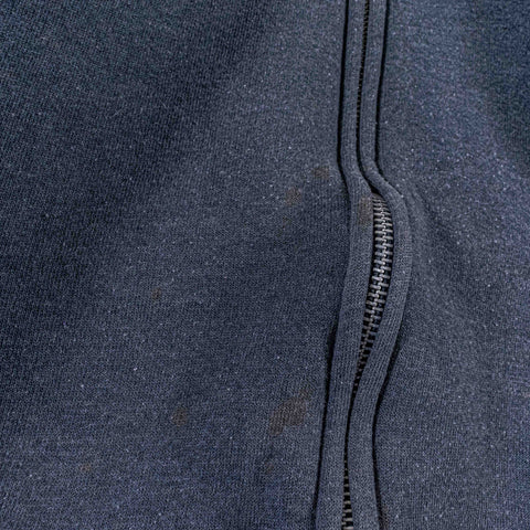 Russell Athletic Blank Zip Hoodie Sweatshirt Sun Faded