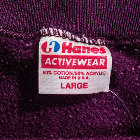 Hanes Blank Cutoff Sweatshirt Short Sleeve