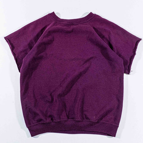 Hanes Blank Cutoff Sweatshirt Short Sleeve