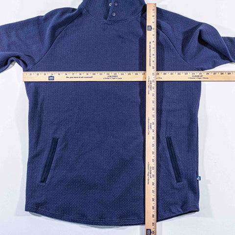 Swannies Textured Snap Hoodie Pullover