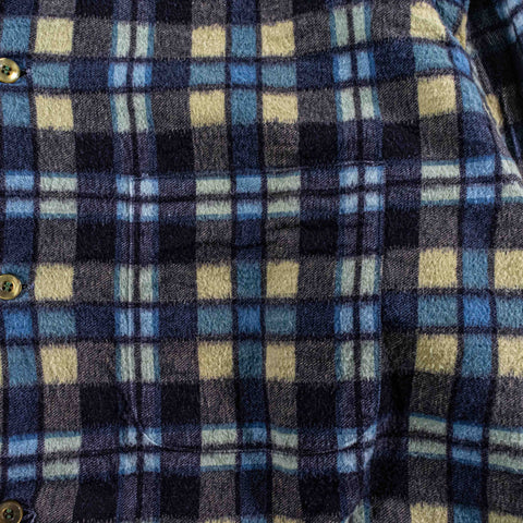 Sandy Mac Donald Loop Collar Flannel Shirt