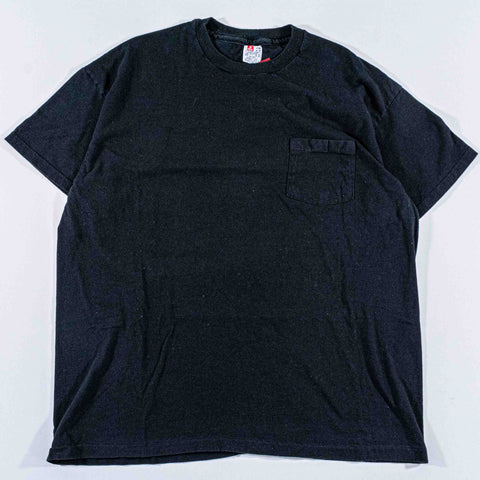 Hanes Blank Pocket T-Shirt Single Stitch