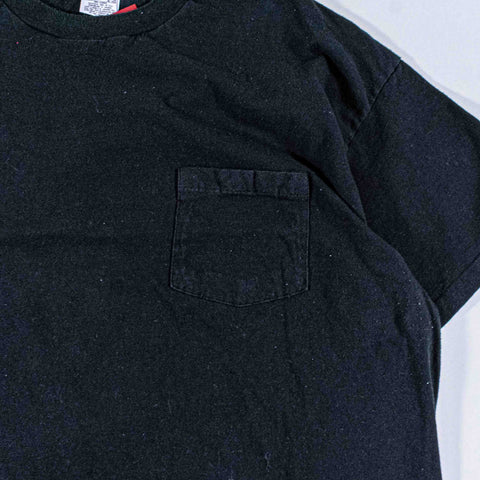 Hanes Blank Pocket T-Shirt Single Stitch