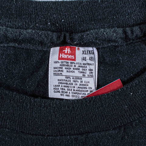 Hanes Blank Pocket T-Shirt Single Stitch