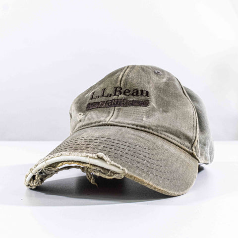 LL Bean Fishing Distressed Baseball Cap Dad Hat