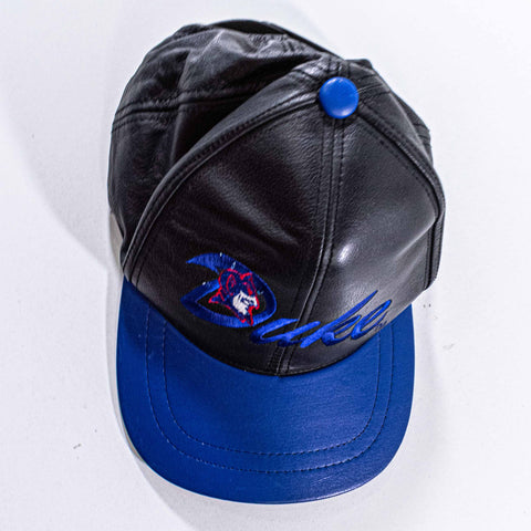 Duke University Blue Devils Leather Snapback Hat