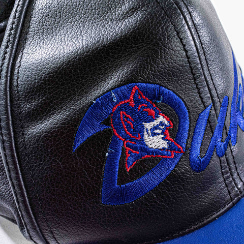 Duke University Blue Devils Leather Snapback Hat