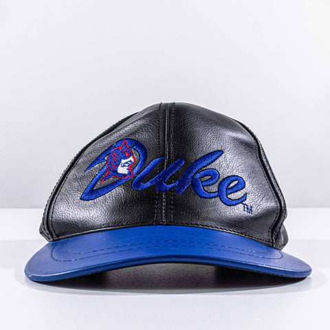 Duke University Blue Devils Leather Snapback Hat