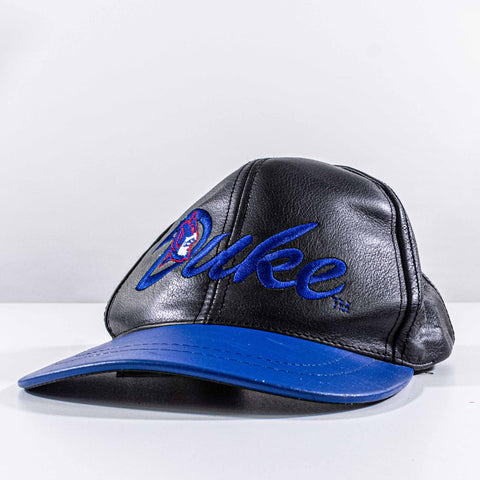 Duke University Blue Devils Leather Snapback Hat