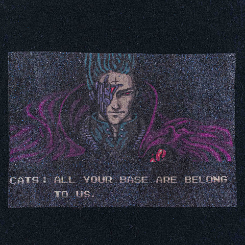 Zero Wing Video Game T-Shirt All Your Base Are Belong To Us