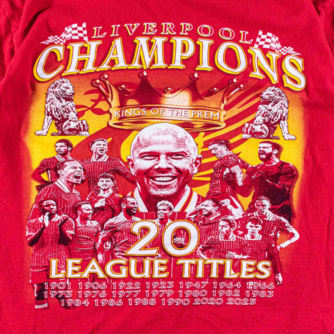 Liverpool 20 League Titles Premier League T-Shirt