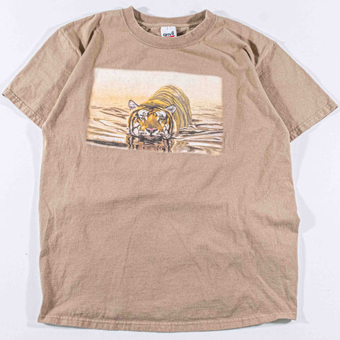 Tiger In Water Nature T-Shirt