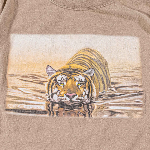 Tiger In Water Nature T-Shirt