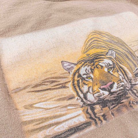 Tiger In Water Nature T-Shirt