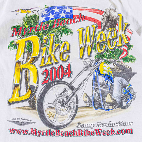 2004 Bike Week Myrtle Beach T-Shirt Biker Motorcycle