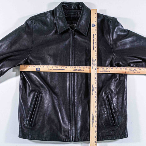 Wilson Lambskin Leather Bomber Jacket
