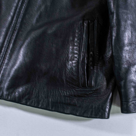 Wilson Lambskin Leather Bomber Jacket