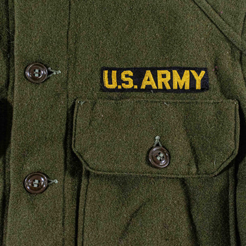 US Army Wool Field Shirt Olive OG 108 1956