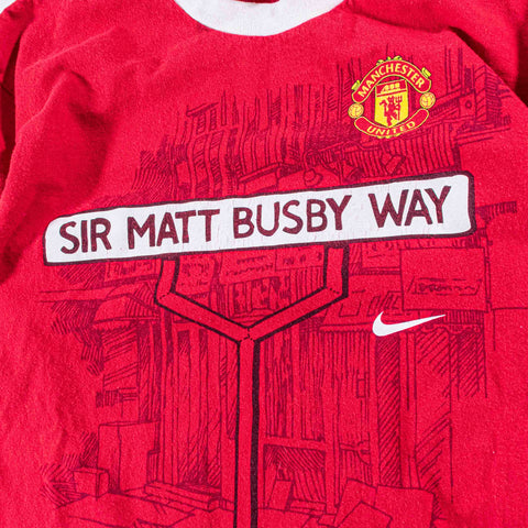 Manchester United Nike T-Shirt Sir Matt Busby Way