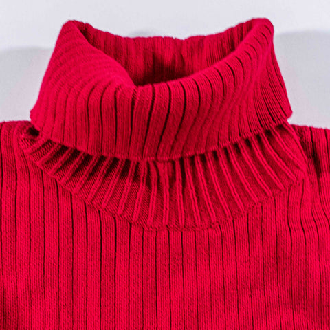 Polo Jeans Co. Ralph Lauren Striped USA Flag Turtleneck Sweater