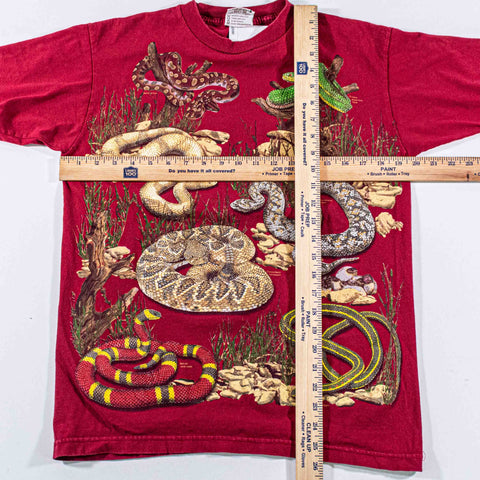 Snake All Over Print Nature T-Shirt