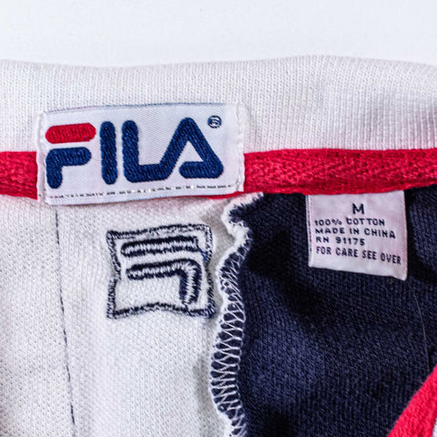US Open 1996 Tennis Fila Polo Shirt Striped