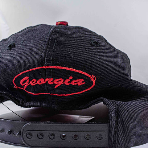 Georgia Bulldogs Script Plaid Snapback Hat 4Real
