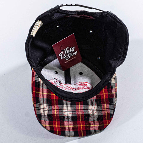 Georgia Bulldogs Script Plaid Snapback Hat 4Real
