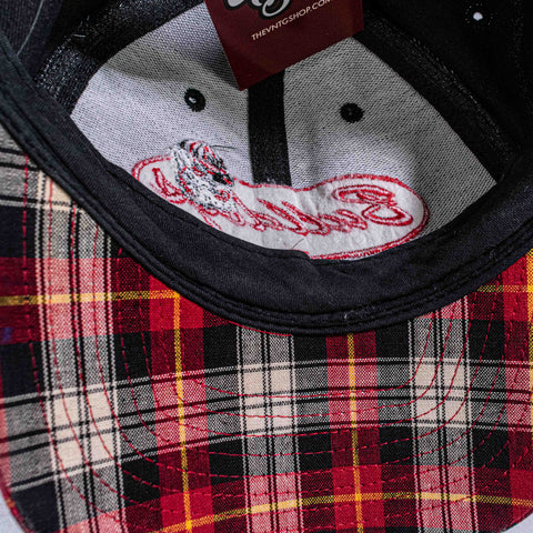 Georgia Bulldogs Script Plaid Snapback Hat 4Real
