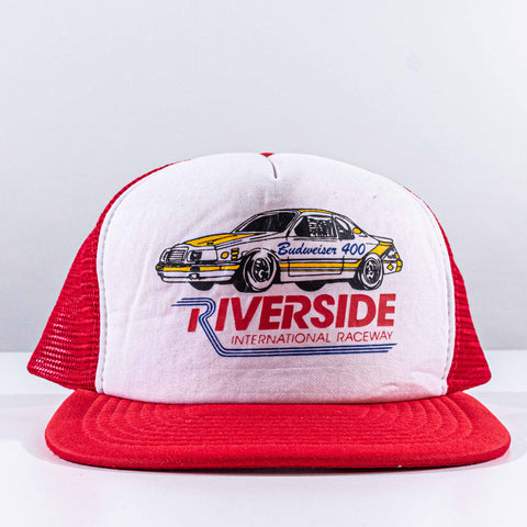 Riverside International Raceway Budweiser 400 Mesh Trucker Snapback Hat