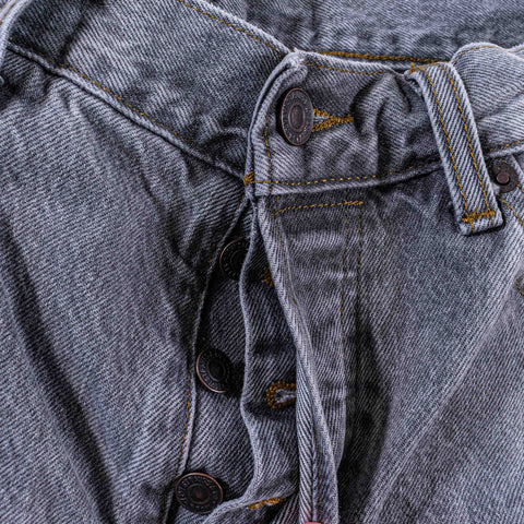 Levis x BEAMS Super Wide V2 Selvedge 501 Denim Jeans Button Fly