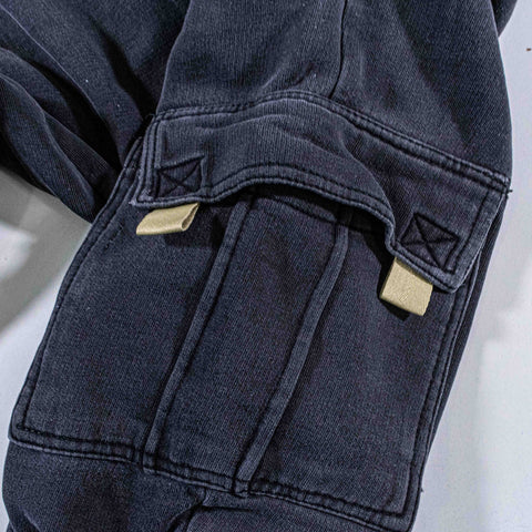 Sun Faded Baggy Cargo Sweatpants